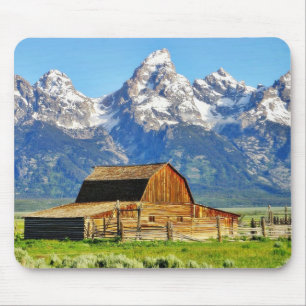 Mousepad Montanhas grandes de Tetons dos celeiros