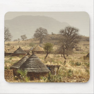 Mousepad Montanhas Nuba, vila de Nugera