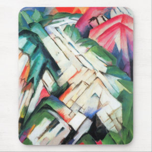 Mousepad Montanhas (Paisagem) por Franz Marc, Arte Antiga