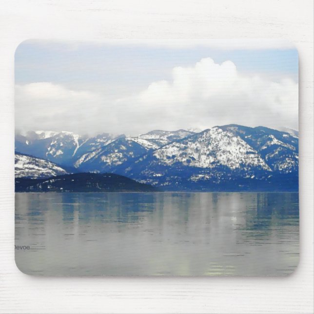 Mousepad Montanhas Pelo Lago (Frente)