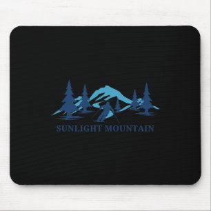 Mousepad Montanhas Sunlight Mountain Colorado Ski Resort