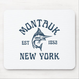 Mousepad Montauk Nova York Pesca Marlin Viagem Peixe Praia