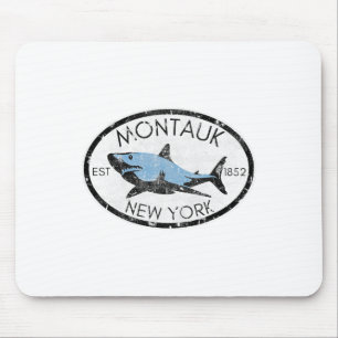 Mousepad Montauk Nova York Pesca Tubarão Peixe Praia Embarc