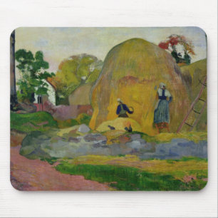 Mousepad Monte de feno amarelos de Paul Gauguin , ou