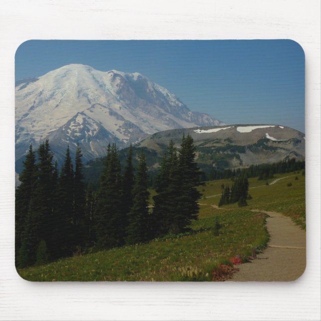 Mousepad Monte Rainier da trilha Sourdough Ridge (Frente)