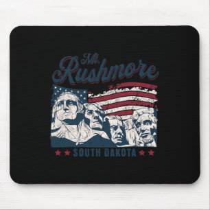 Mousepad Monte Rushmore 4 de Julho Celebrando Bandeira dos