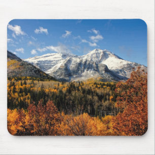 Mousepad Monte Timpanogos nas Montanhas do Autumn Utah