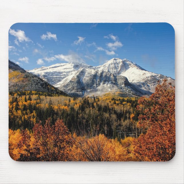 Mousepad Monte Timpanogos nas Montanhas do Autumn Utah (Frente)
