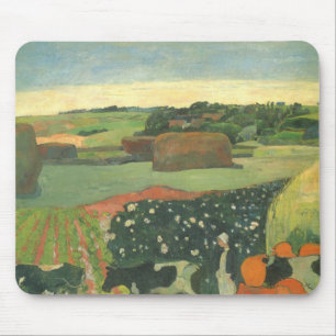 Mousepad Montes de Feno na Bretanha por Paul Gauguin, Arte