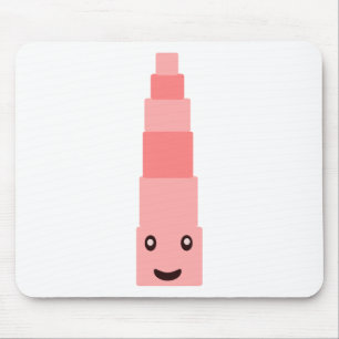Mousepad Montessori cor-de-rosa
