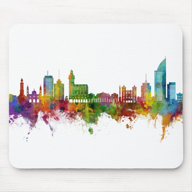 Mousepad Montevideo Skyline Uruguai (Frente)