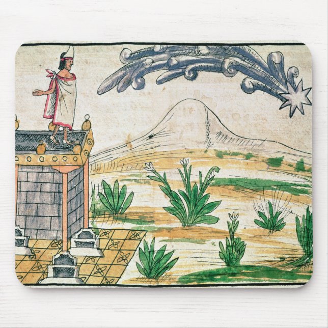 Mousepad Montezuma II que olham um cometa, 1579 (Frente)