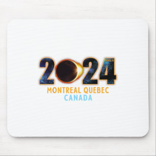 Mousepad Montreal Quebec Canadá Total Eclipse Solar 2024
