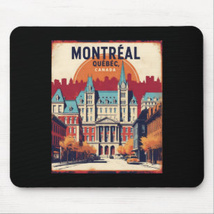 Mousepad Montreal Quebec Canadá Viagens vintage Touris nos