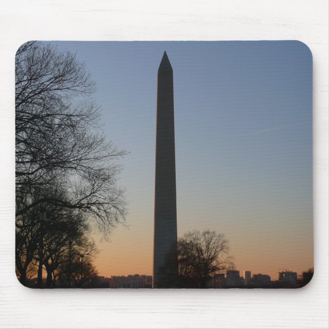 Mousepad Monumento a Washington no Sunset (Frente)