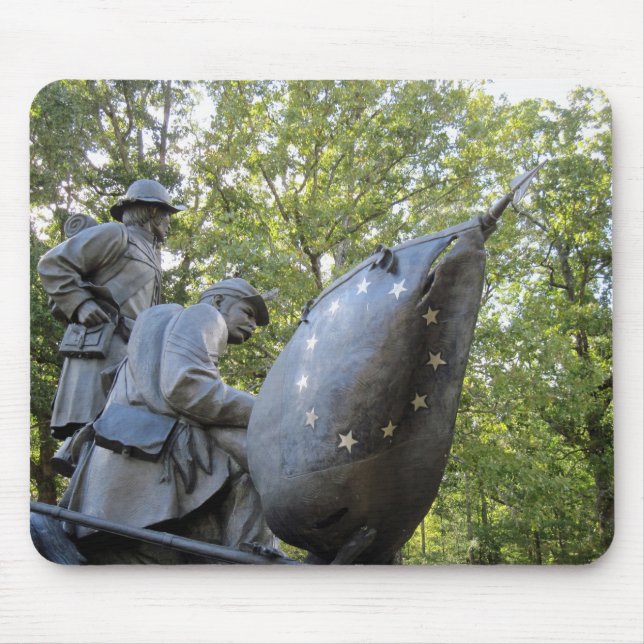 Mousepad Monumento confederado da guerra civil, campo de (Frente)