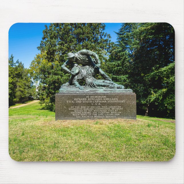 Mousepad Monumento Kirkland no Batefiel de Fredericksburg (Frente)