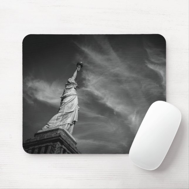 Mousepad Monumentos | Estátua da Liberdade Manhattan NYC (Com mouse)