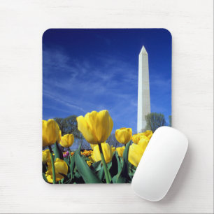 Mousepad Monumentos Monumento a Washington em Primavera