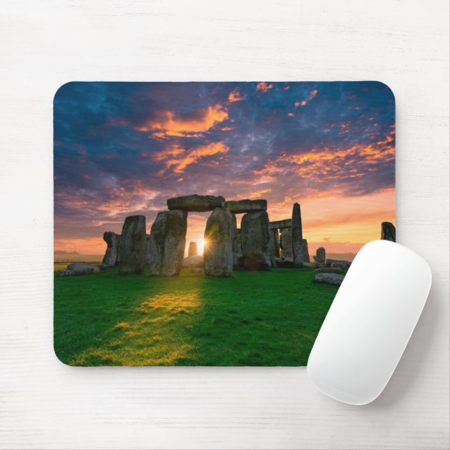 Mousepad Monumentos | Stonhenge, Inglaterra (Com mouse)