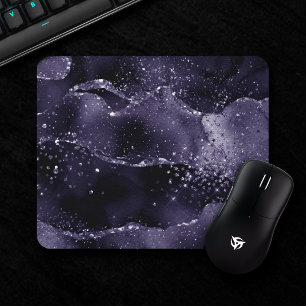 Mousepad Moody Agate Midnight Indigo Profundo Glam