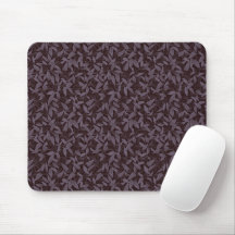 Moody Modern Chic Botanic Leaf Dark Roxo