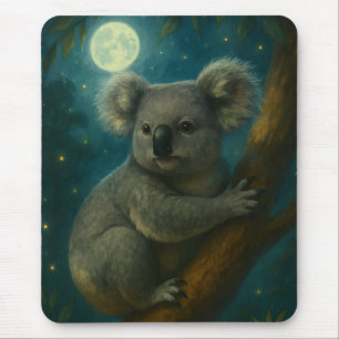 Mousepad Moonlit Koala Perch