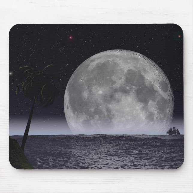 Mousepad Moonrise Tropica (Frente)