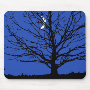 Mousepad Moonscape nos azuis cobaltos e no preto
