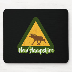 Mousepad Moose de New Hampshire Acampamento White Mountains