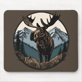 Mousepad Moose Mountain
