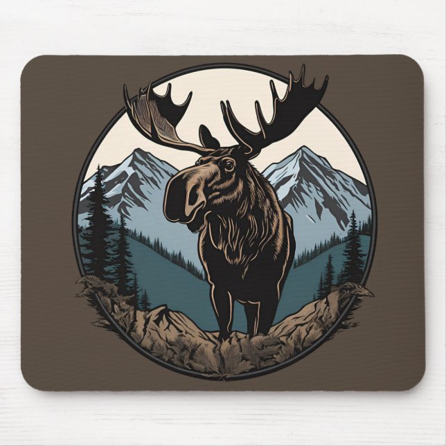 Mousepad Moose Mountain (Frente)