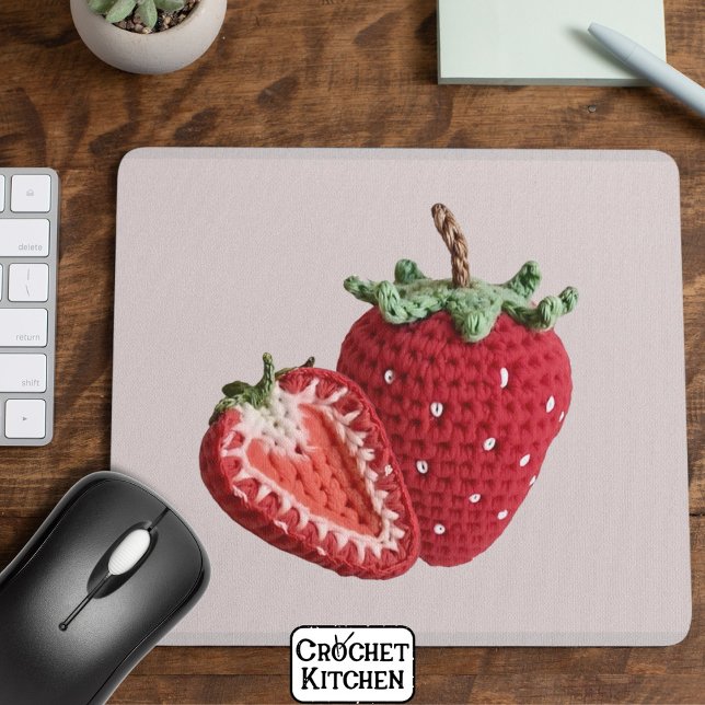 Mousepad Morango Mínimo-Cinzento Cinzento Cinzento Cinzento (Criador carregado)