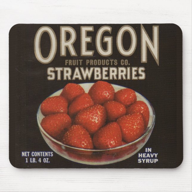 Mousepad Morangos do Oregon, 1930 (Frente)