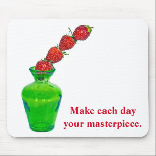 Mousepad Morangos Empilhados com Cotação