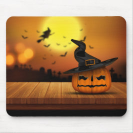 Mousepad Morcegos de Abóbora do Halloween e Bruxas #3