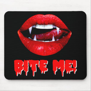 Mousepad Morda-me vampiro o Dia das Bruxas