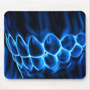 Mousepad Mordida dos dentes & dentista de incandescência