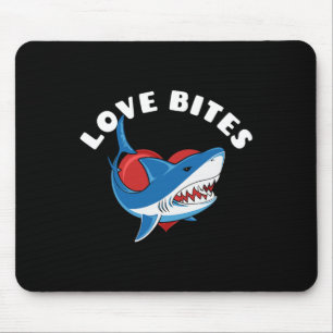 Mousepad Mordidas de Amor Piadas do Dia dos Namorados Coraç