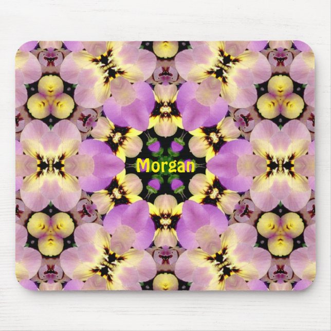 Mousepad MORGAN ~ Padrões de Panteras Doces ~ Personalizado (Frente)