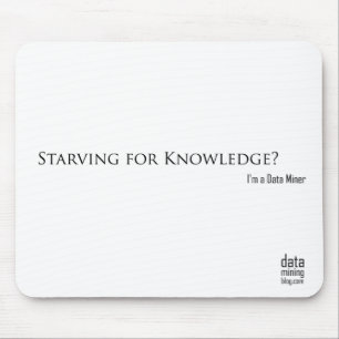 Mousepad Morrer de fome para o conhecimento?