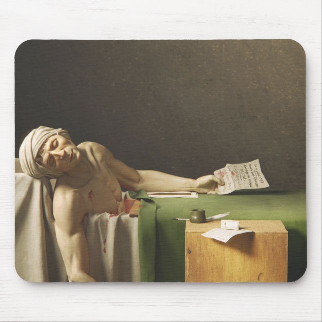 Mousepad Morte De Marat Por Jacques Louis David (Frente)