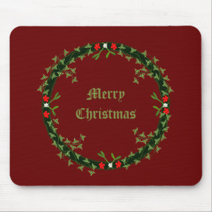 Mousepad Morte de Natal Gótica Personalizada