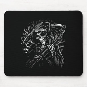 Mousepad morte do crânio de sombrio scythe morto gótica hor