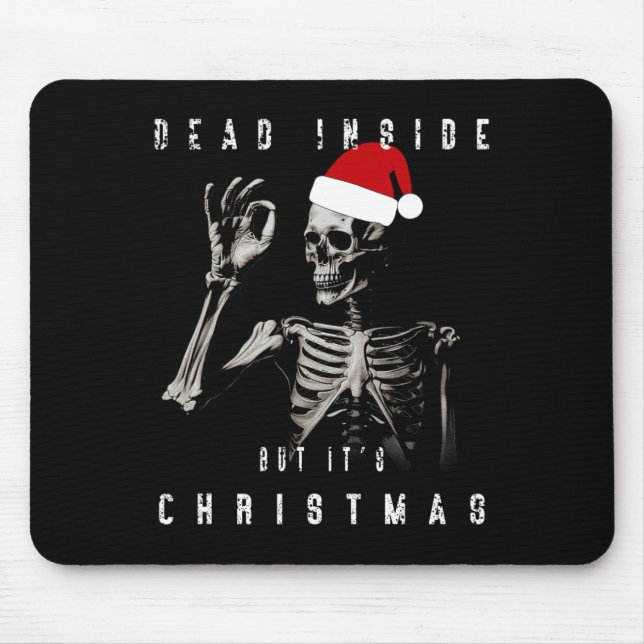 Mousepad Morto, mas é Natal (Frente)