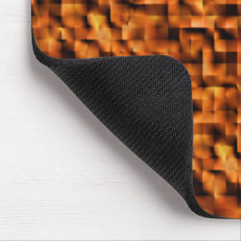 Mousepad Mosaico com manchas de declive vermelho-laranja pr