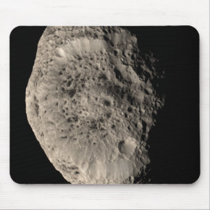 Mousepad Mosaico da cor verdadeira da lua Hyperion de