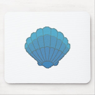 Mousepad Mosaico de Seashell Azul
