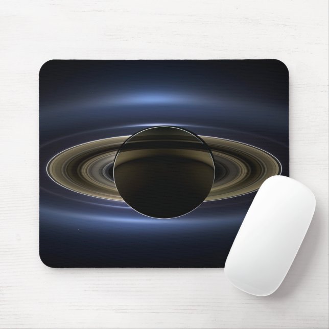 Mousepad Mosaico Do Sistema Saturno Volta Ao Sol. (Com mouse)