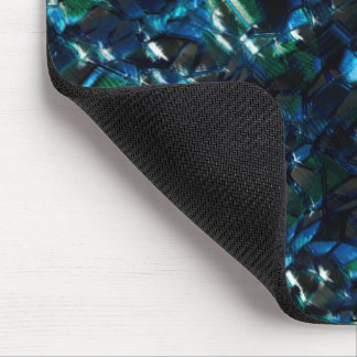Mousepad Mosaico estranho sobre fundo escuro e brilho nebul